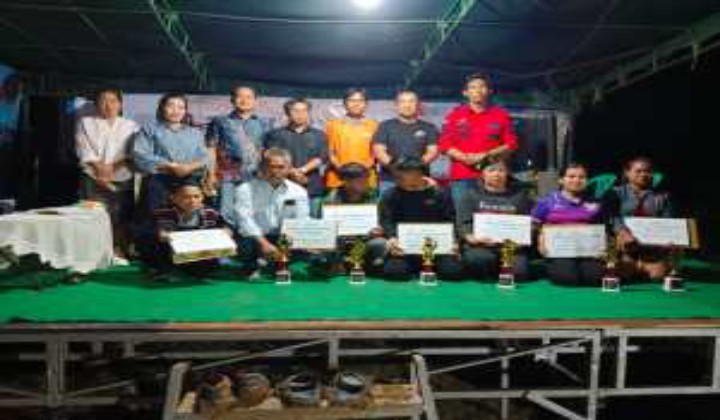 Perkumpulan Dayak Dusun Malang (PERDAMAL) Meriahkan HUT RI 79 Tingkat Pusat Di Desa Hurung Enep
