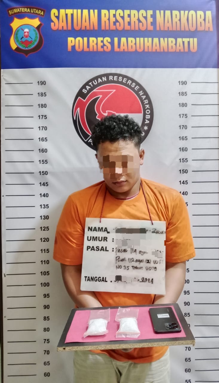 Satres Narkoba Polres Labuhanbatu Sita Sabu Seberat 1 Ons