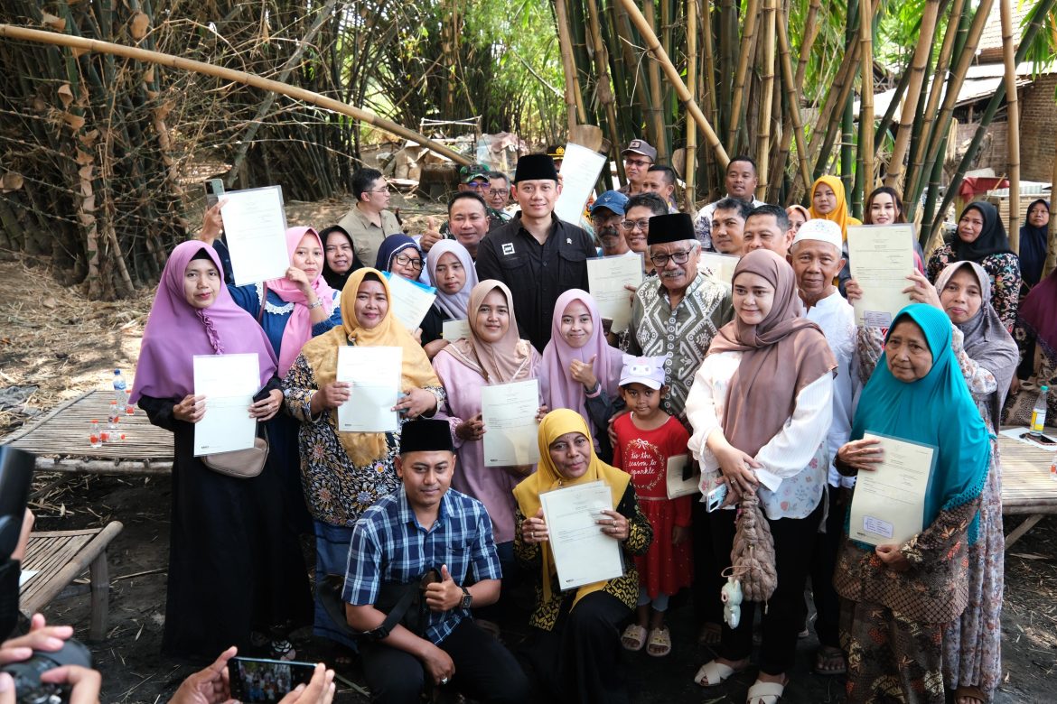 Di Pasuruan, Menteri AHY Ajak Masyarakat Daftarkan Tanahnya untuk Mendapatkan Nilai Ekonomi dan Modal Usaha