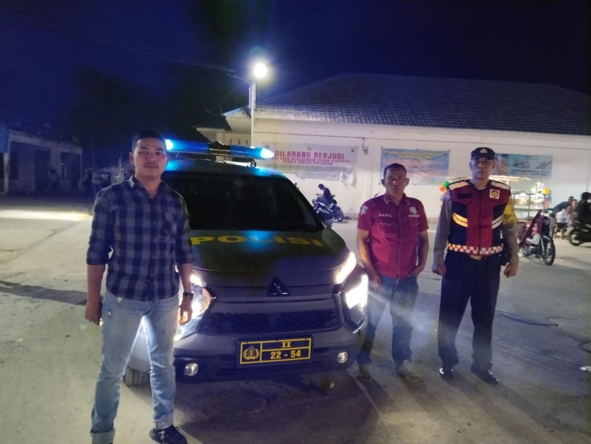 Antisipasi Kejahatan Malam, Polsek Labuhan Ruku Perkuat Patroli Mobile