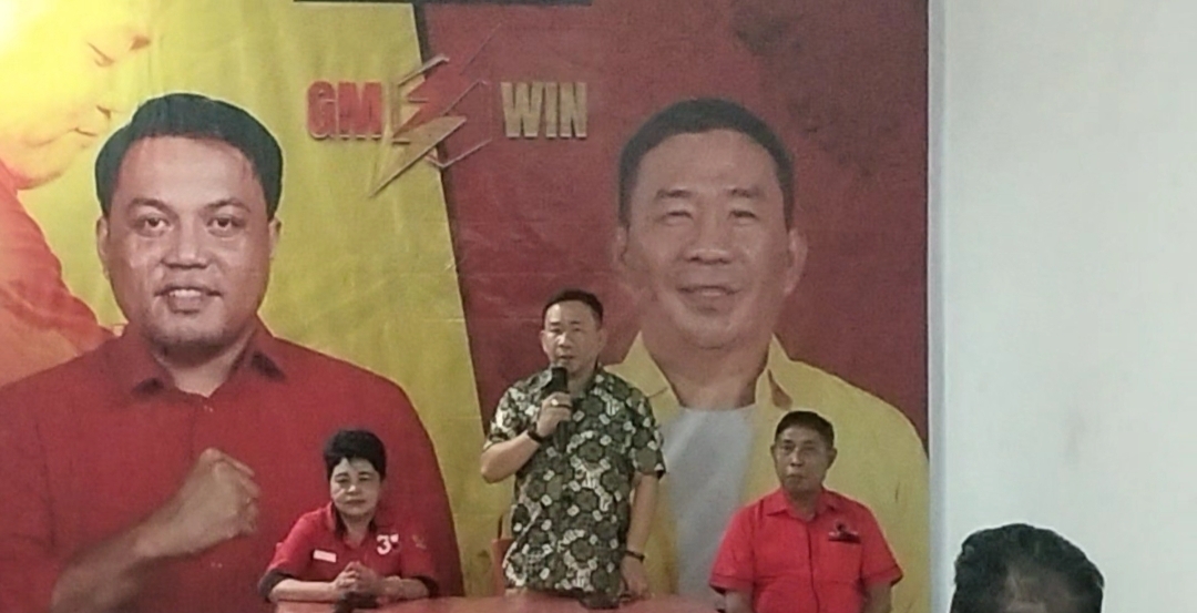 Peresmian Posko Pemenangan (GMWIN) Geraldi M.E Mantiri Calon Wali Kota  Erwin Wurangian Calon Wakil WaliKota, Bitung, Sulawesi Utara