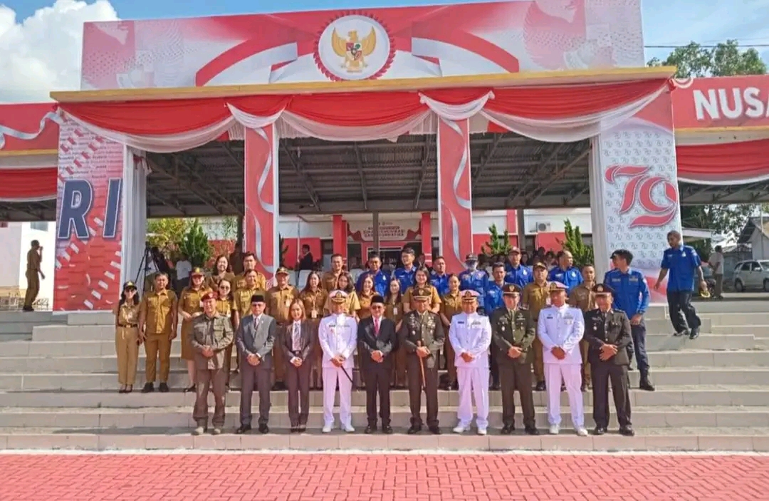 Tingkatkan Rasa Nasionalisme , Danyonmarhanlan VIII bersama Prajurit Petarung Bitung Laksanakan Upacara Hari Kesaktian Pancasila