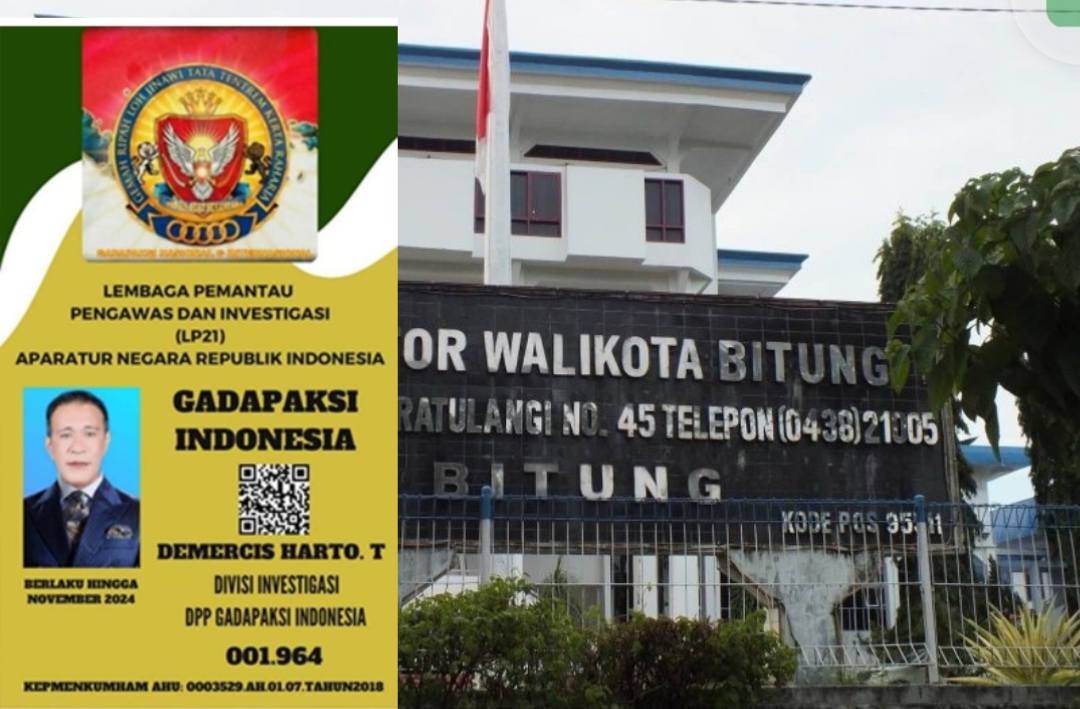Ketua DPD Sulut LSM GADAPAKSI INDONESIA Ato Tamila, Mempertanyakan Hasil Kunjungan KPK Tahun Lalu Ke Kota Cakalang, Bitung Sulawesi Utara