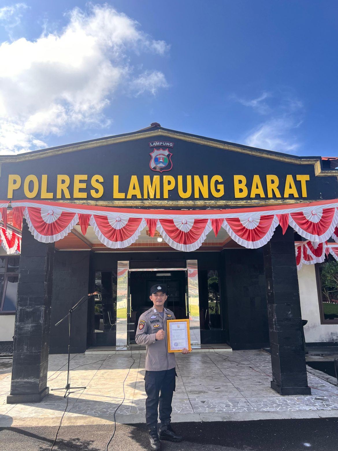 *Tangkap Pelaku Curanmor Saat Lepas Dinas, Personel Polda Lampung Dapat Hadiah Sekolah Inspektur Polisi dari Kapolri*