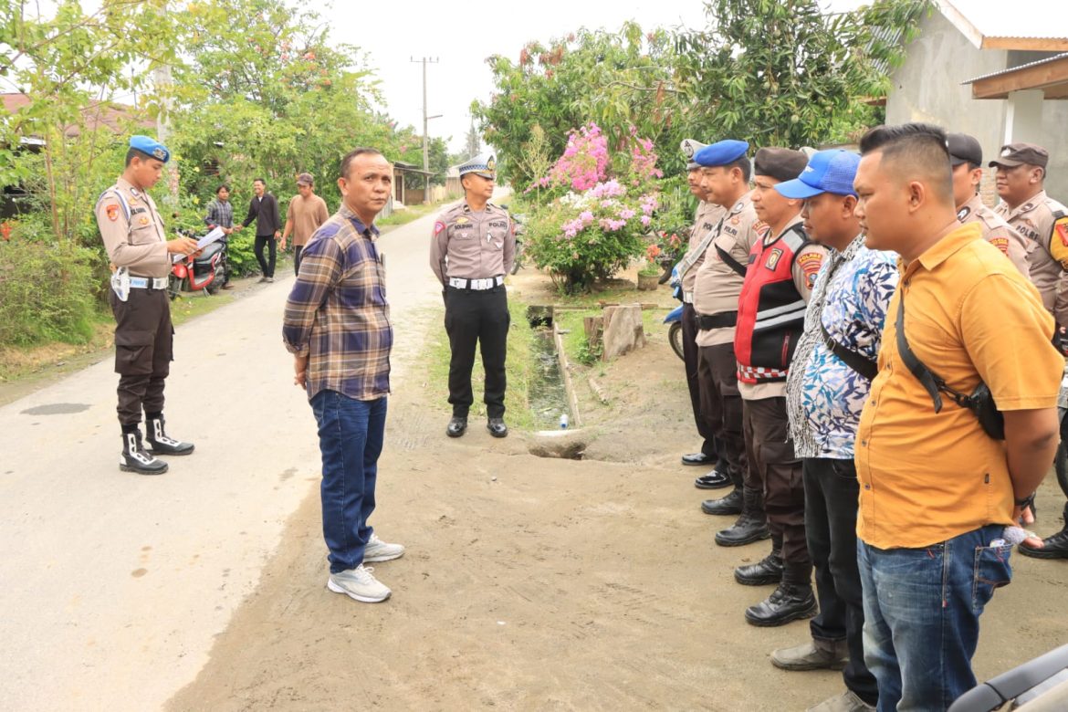 Polres Sergai Pengamanan Kampanye Tatap Muka Pilkada 2024