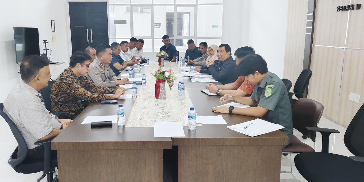 Polres Sergai Bersama PN Sei Rampah Gelar Rakor Konstatering