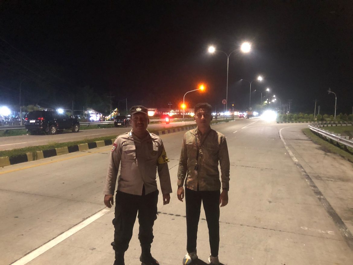 Cegah Aksi Geng Motor, Patroli Polsek Lima Puluh Susuri Jalanan
