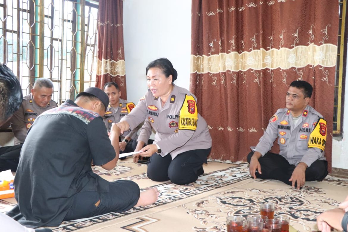 Kapolres Sergai Berbelasungkawa Meninggalnya Istri Personil