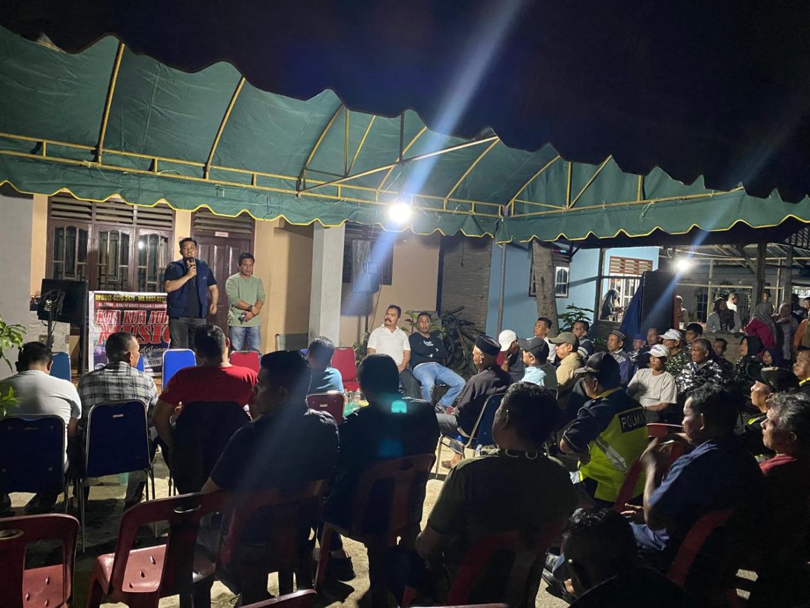 Kapolres Batu Bara Sosialisasi Pilkada Damai Bersama Masyarakat