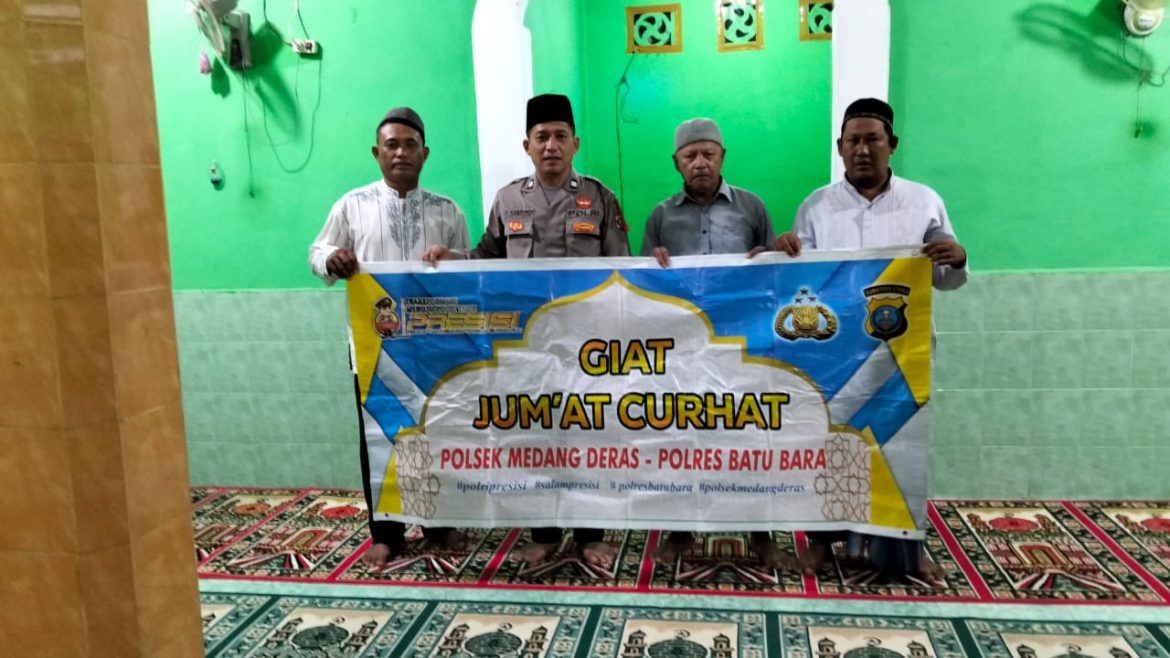 Polsek Medang Deras Gelar Cooling System dan Jumat Curhat Jelang Pilkada
