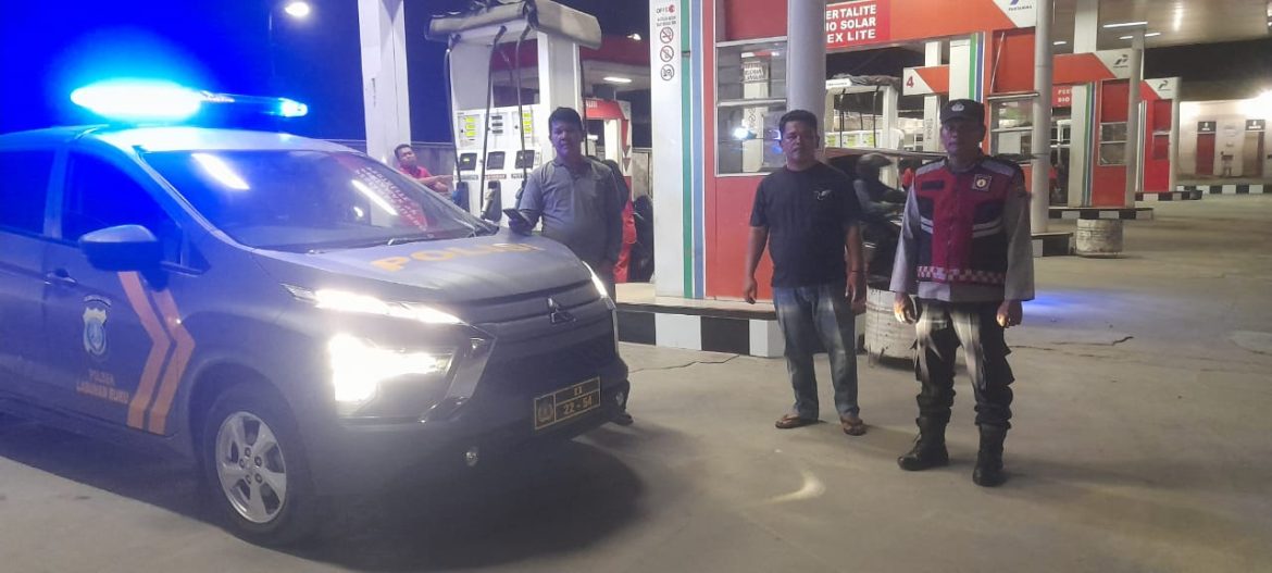 Berantas Geng Motor dan Begal, Polsek Labuhan Ruku Patroli Susuri Jalanan