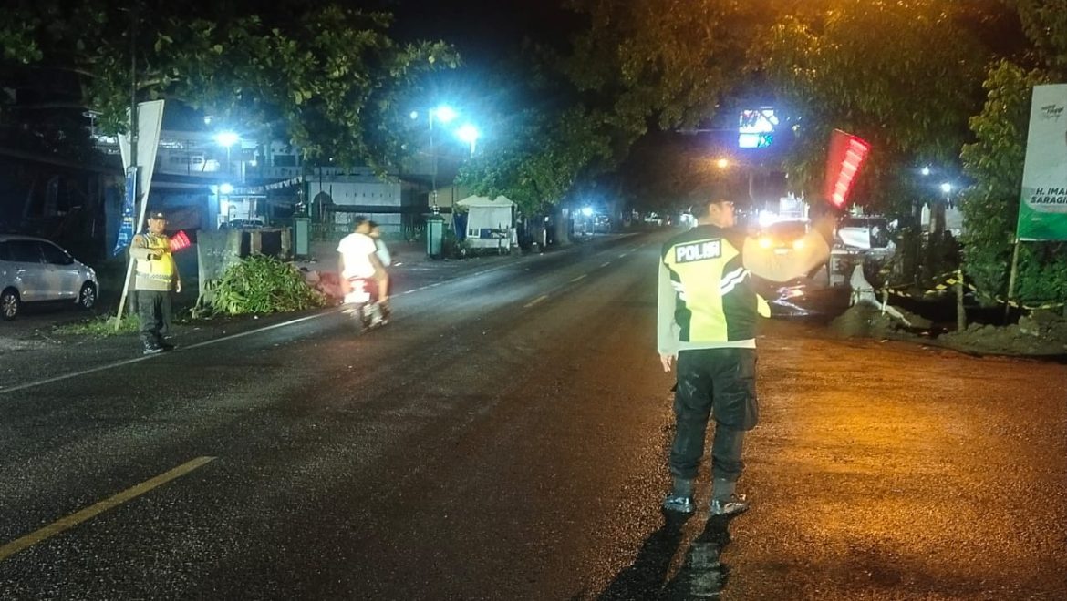 Polsek Padang Hulu Patroli Blue Light Antisipasi Kejahatan Jalanan