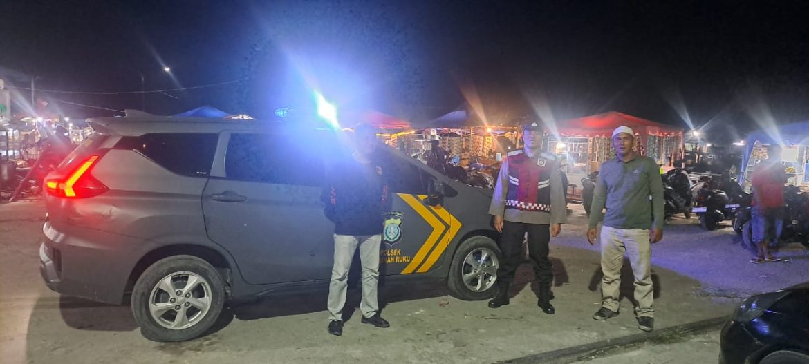 Antisipasi Geng Motor dan Begal, Polsek Labuhan Ruku Patroli Malam Susuri Jalanan