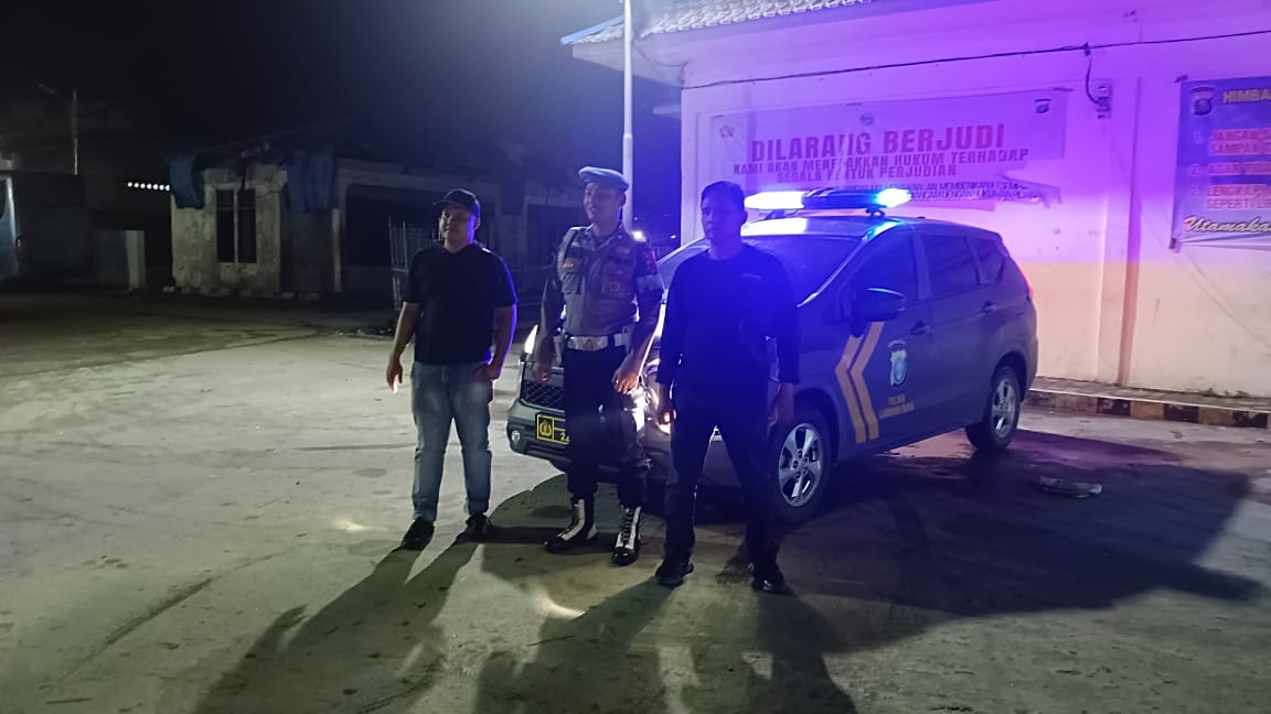 Polsek Labuhan Ruku Gelar Patroli Antisipasi Cegah Geng Motor