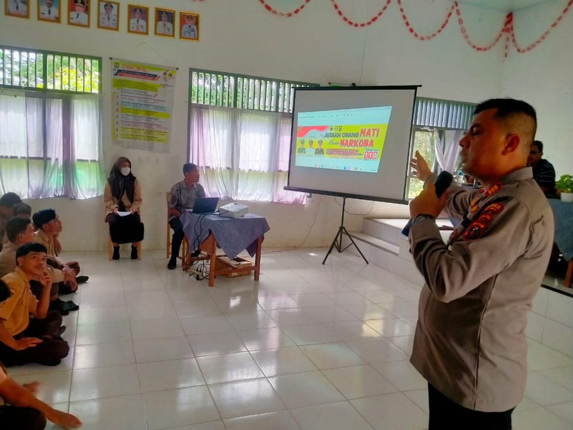 Kapolsek Sipispis AKP Syamsul Arifin Batubara, S.E, M.Si Ingatkan Pelajar Jauhi Narkoba