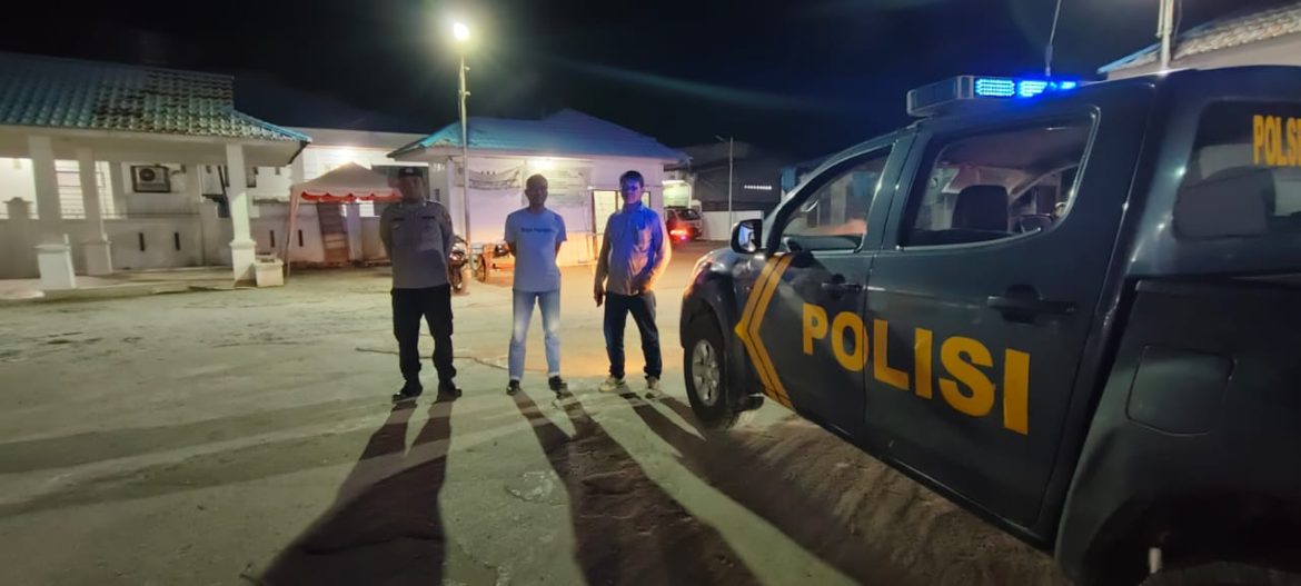 Antisipasi Geng Motor, Personil Polsek Labuhan Ruku Patroli Susuri Jalanan