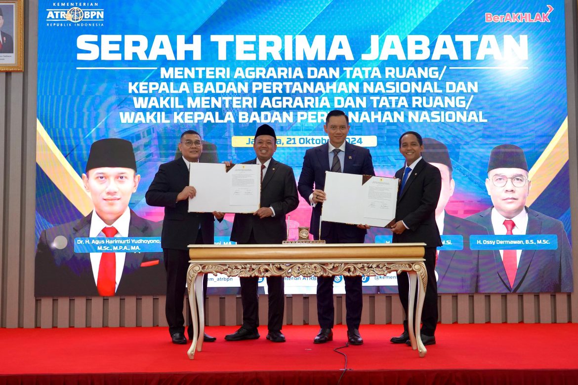 Kenal Baik, Menteri ATR/Kepala BPN Ajak Tamu yang Hadir dalam Sertijab untuk Doakan Almarhumah Ibu Ani Yudhoyono