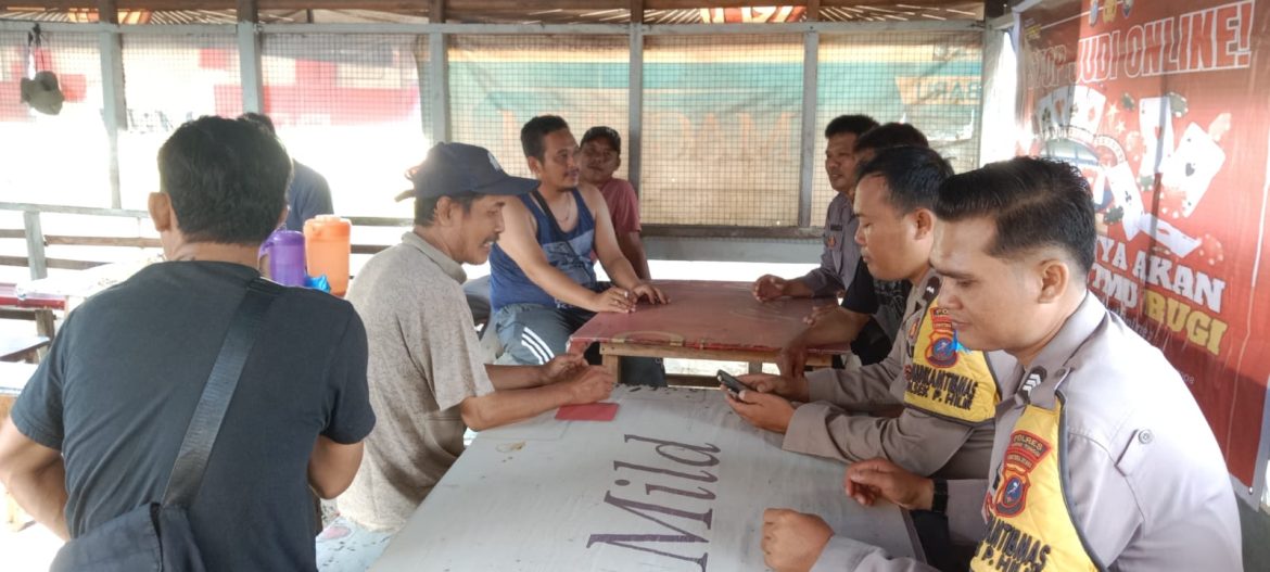 Polsek Padang Hilir Sambang DDS dan Berikan Himbauan Hindari Judi Online