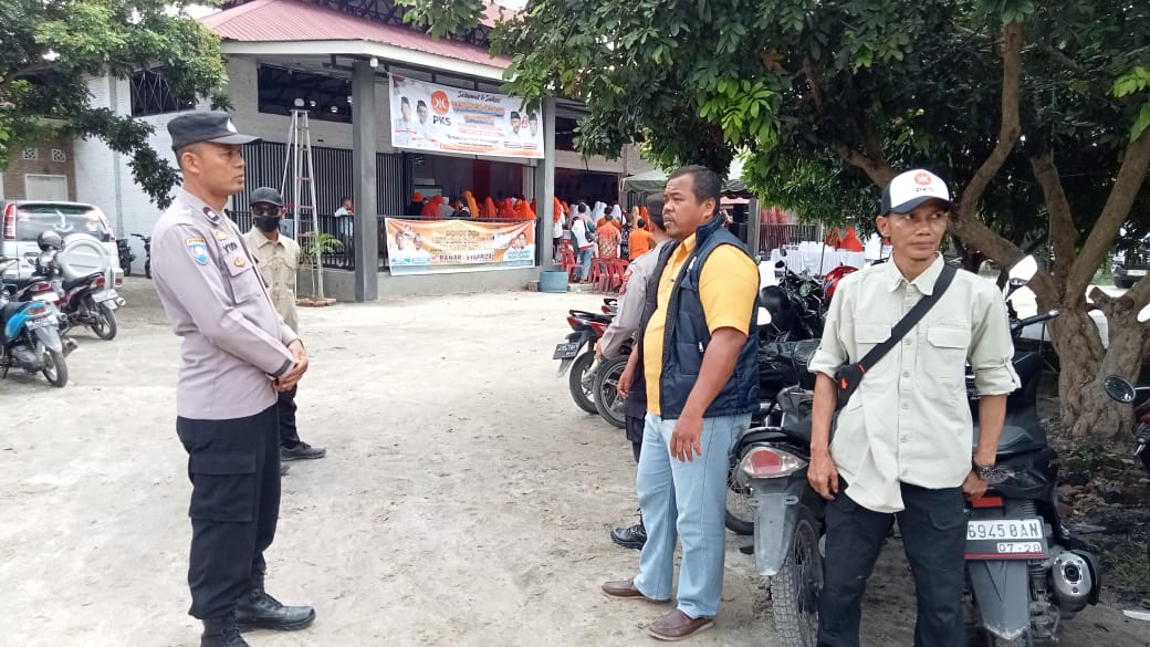 Sat Binmas Polres Batubara Sampaikan Himbauan Pilkada Damai