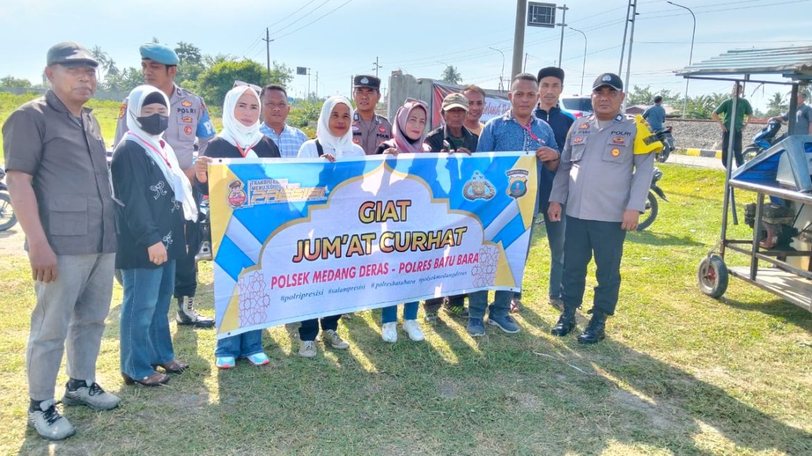 Jumat Curhat Polsek Medang Deras Sampaikan Pesan Kamtibmas