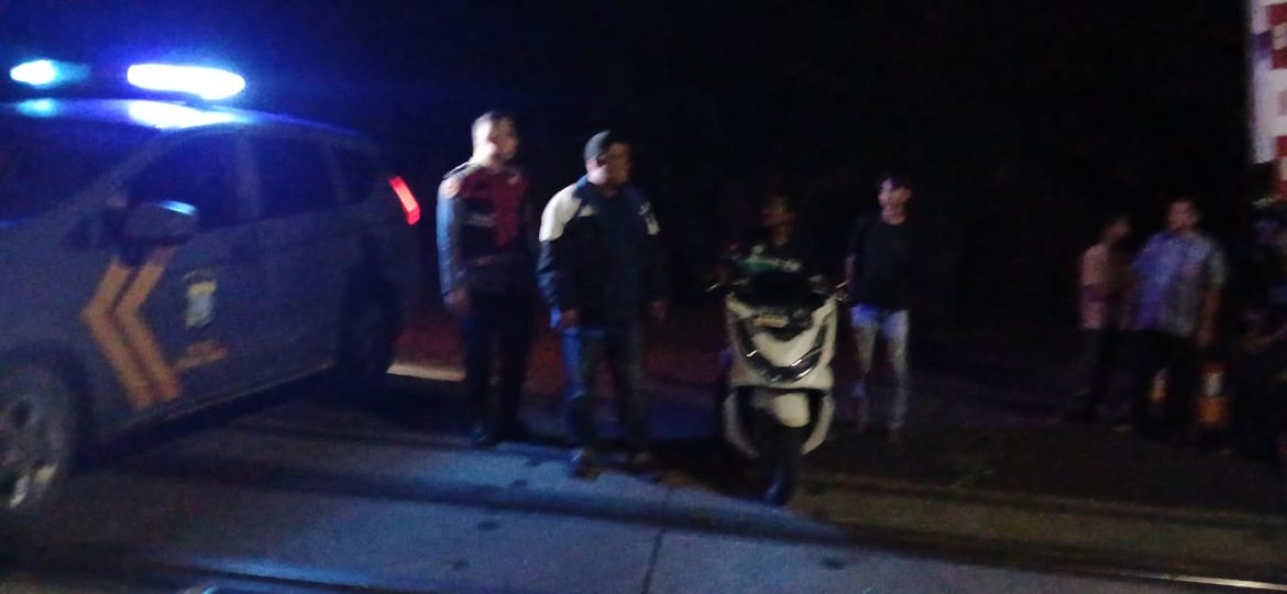 Patroli Malam Polsek Medang Deras Amankan 3 Sepeda Motor