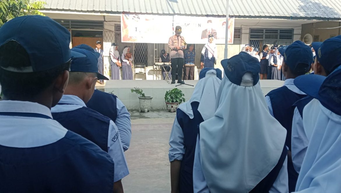 Polres Tebing Tinggi Police Goes To School dan Sosialisasi Kamtibmas di SMP Negeri 3