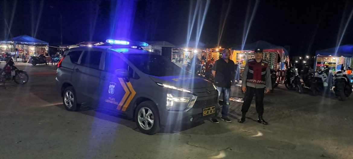 Polsek Labuhan Ruku Patroli Berantas Aksi Geng Motor