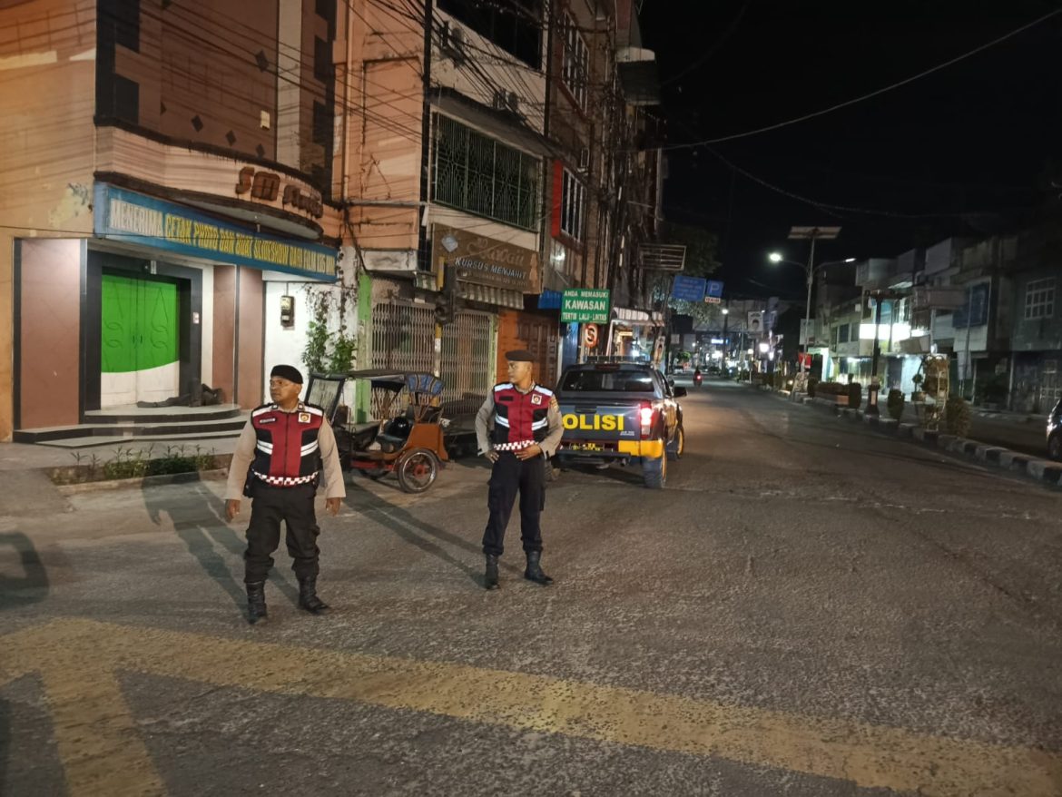 Patroli Pemberantasan Geng Motor dan Balap Liar Polres Tebing Tinggi Jaga Kamtibmas