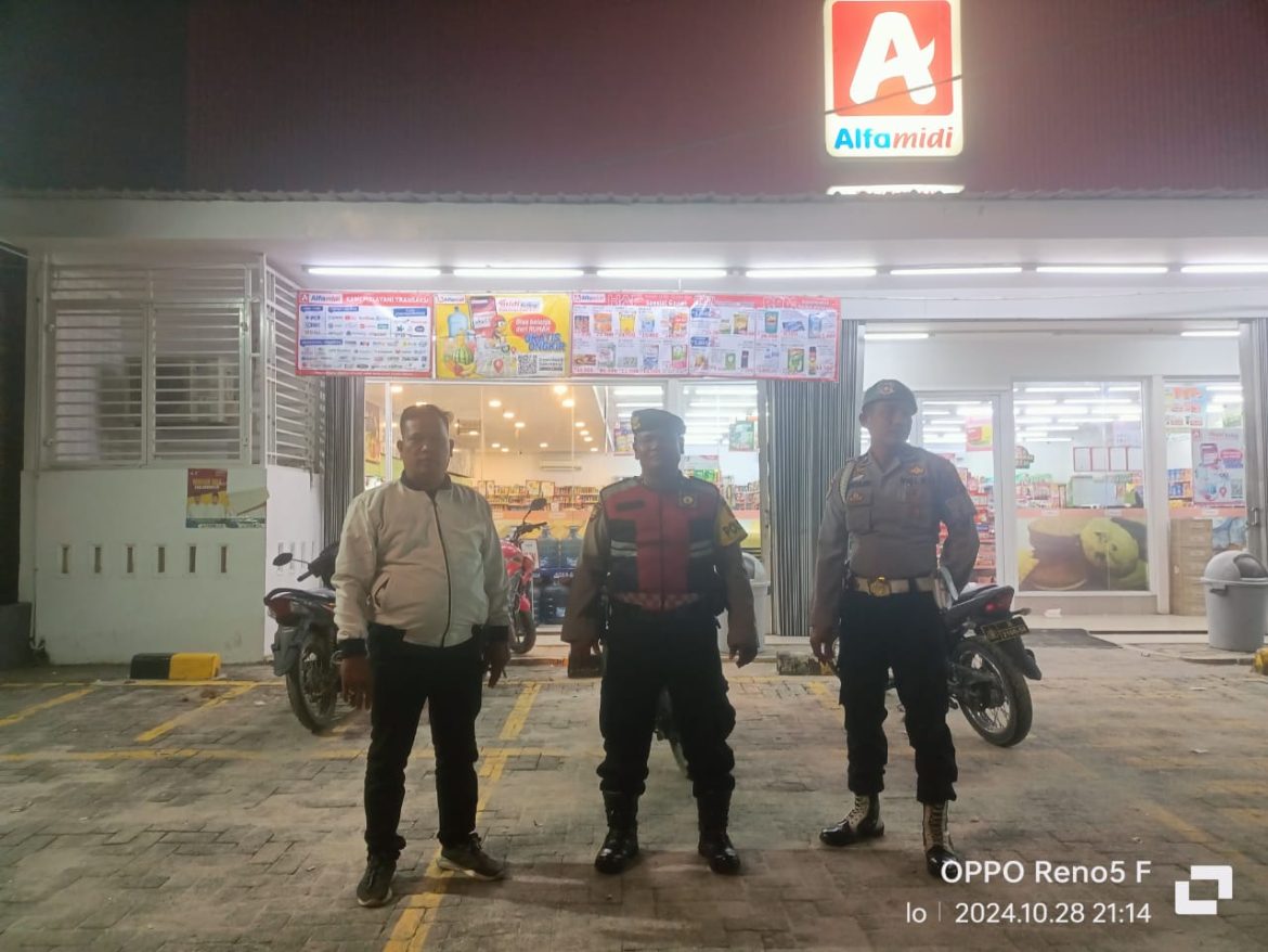 Polsek Medang Deras Optimalkan Patroli Mobile Cegah Aksi Kejahatan