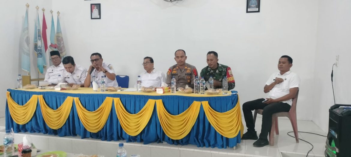 Kapolsek Medang Deras AKP Abdi Tansar, S.H, M.H Cooling System di Desa Aek Nauli