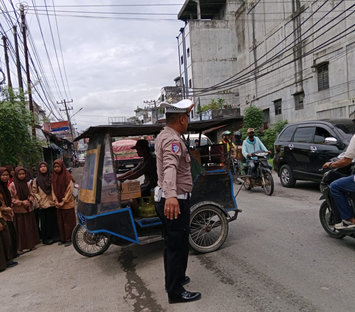 Sat Lantas Polres Sergai Laksanakan KRYD Tertib Berlalulintas