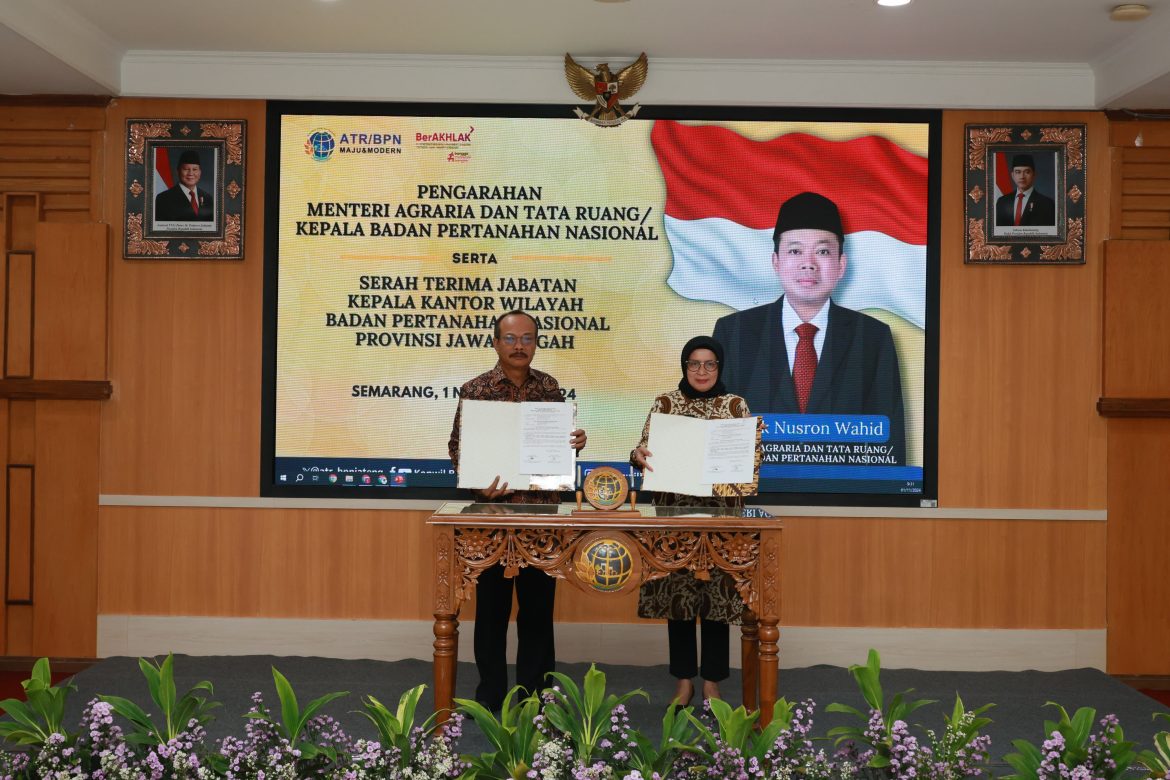 Kunjungan Kerja Pertama ke Jateng, Menteri Nusron: Samakan Gelombang Pemikiran dan Filosofi untuk Mencapai Tujuan