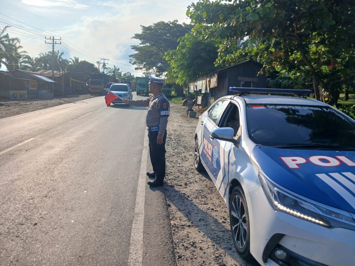 Sat Lantas Polres Batu Bara Patroli dan Himbau Tertib Berlalulintas