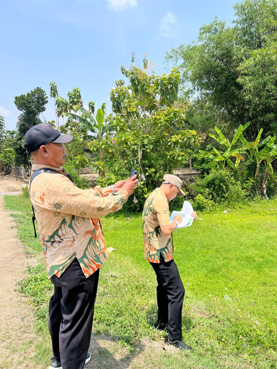 Peninjauan Lokasi Lahan Alih Fungsi Tanah dan Pemanfaatan Ruang di Desa Gebang, Masaran, Sragen