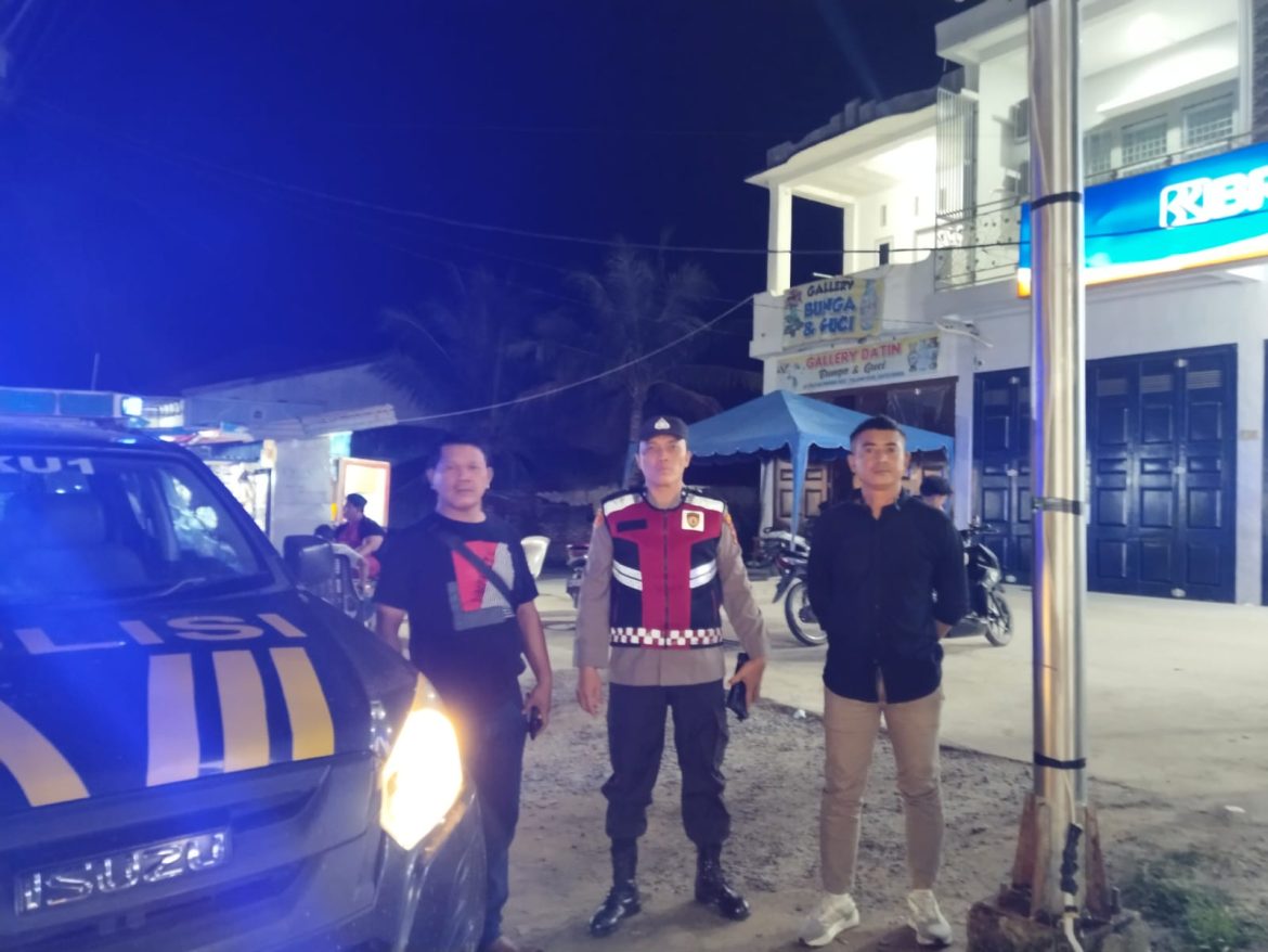 Patroli Polsek Labuhan Ruku Antisipasi Geng Motor dan Begal