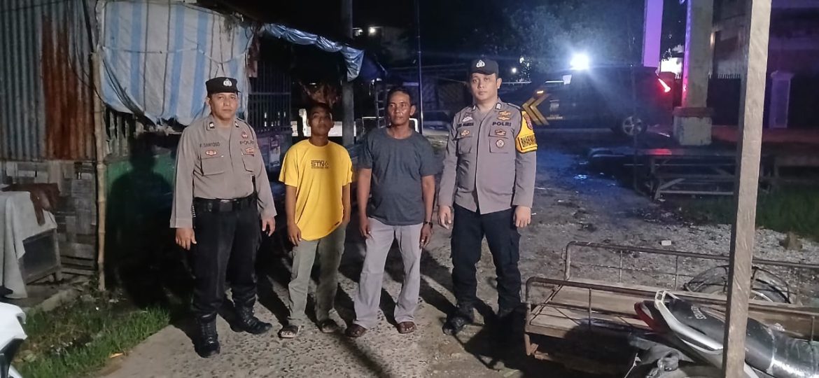Pastikan Kondusifitas Kamtibmas, Polsek Medang Deras Gelar Patroli Mobile
