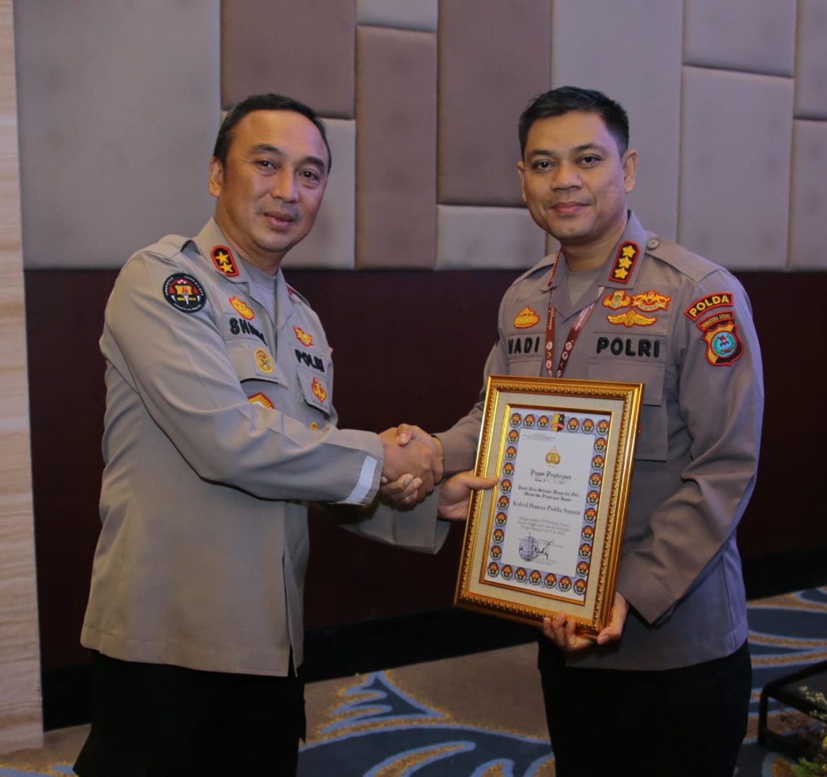 Polda Sumut Raih Penghargaan di Bidang Kehumasan dan Donor Darah