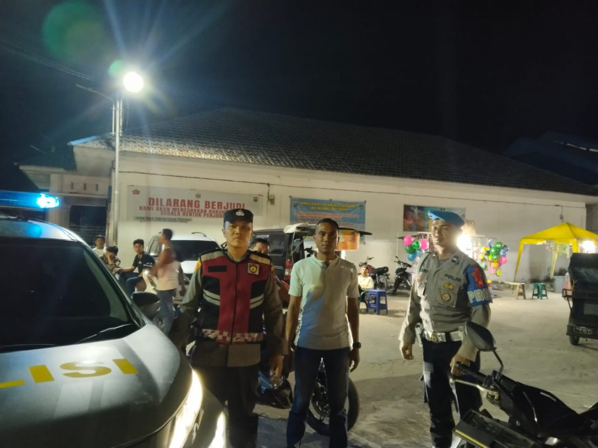 Cegah Kejahatan Jalanan, Polsek Labuhan Ruku Perkuat Patroli Malam