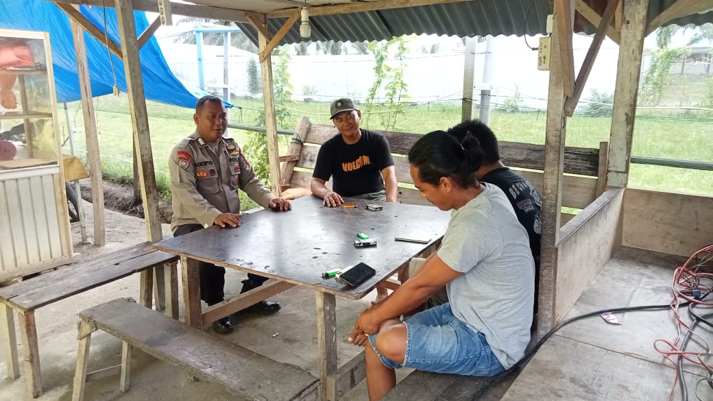 Sat Binmas Polres Batu Bara Cooling System di Desa Mangkai Lama