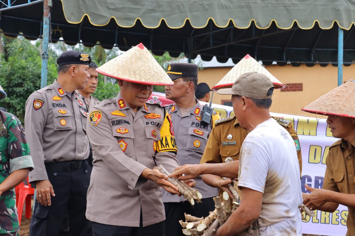 Jelang Pilkada, Kapolres Tebing Tinggi Cooling System dan Gelorakan Swasembada Pangan