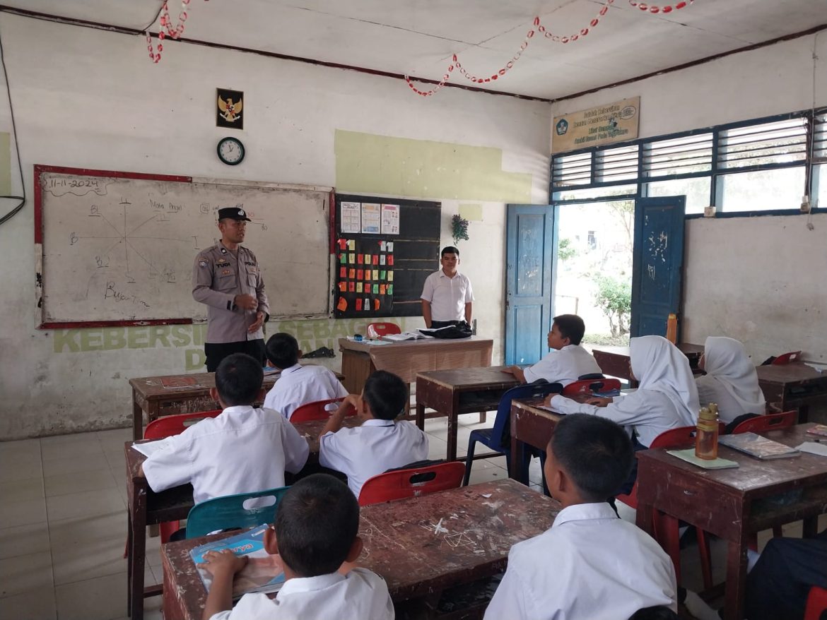 Polres Batu Bara Gelar Police Goes to School” di SMP Negeri 1 Simpang Dolok