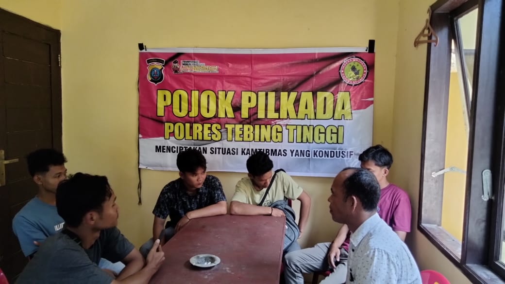 Wujudkan Kondusifitas Jelang Pilkada, Polsek Sipispis Gelar Pojok Pilkada