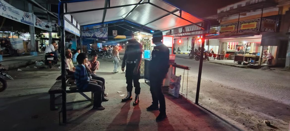 Polsek Labuhan Ruku Patroli Antisipasi Geng Motor