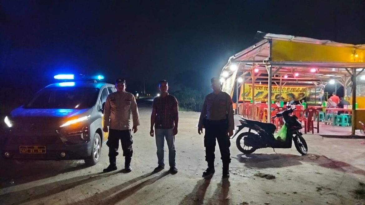 Polsek Medang Deras Intensif Patroli Antisipasi Aksi Geng Motor