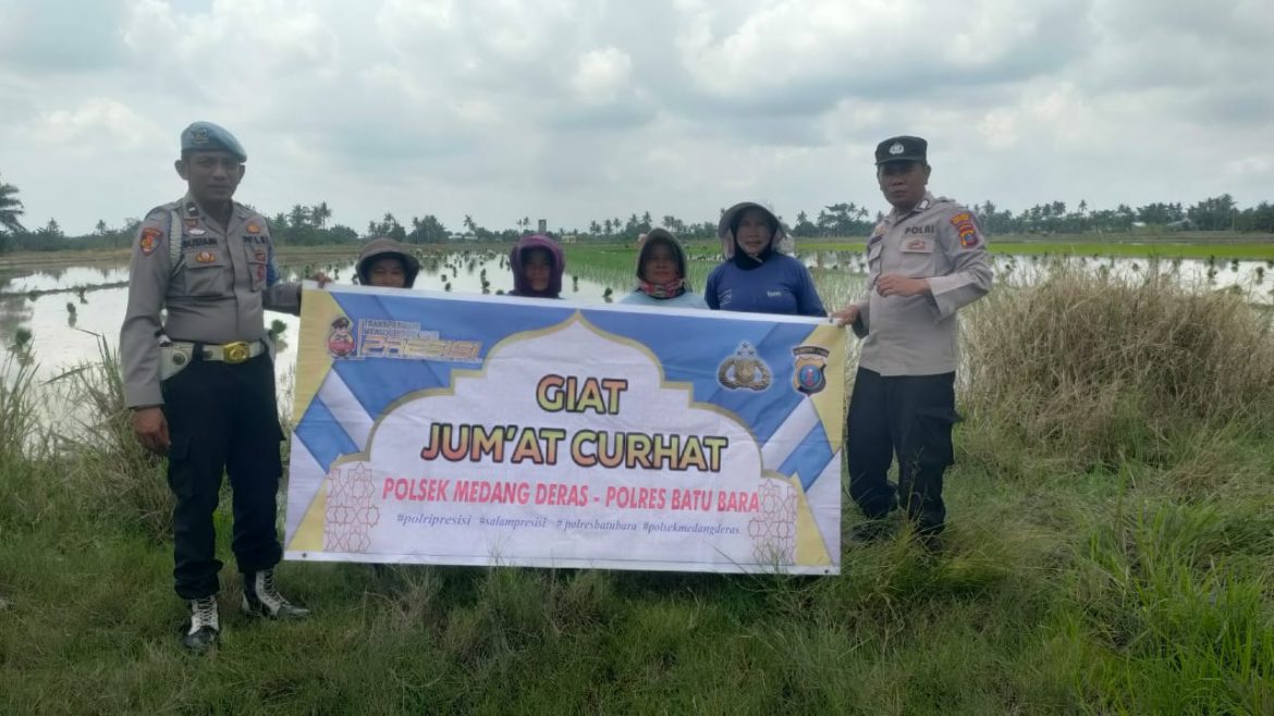 Polsek Medang Deras Jumat Curhat dan Cooling System Kamtibmas