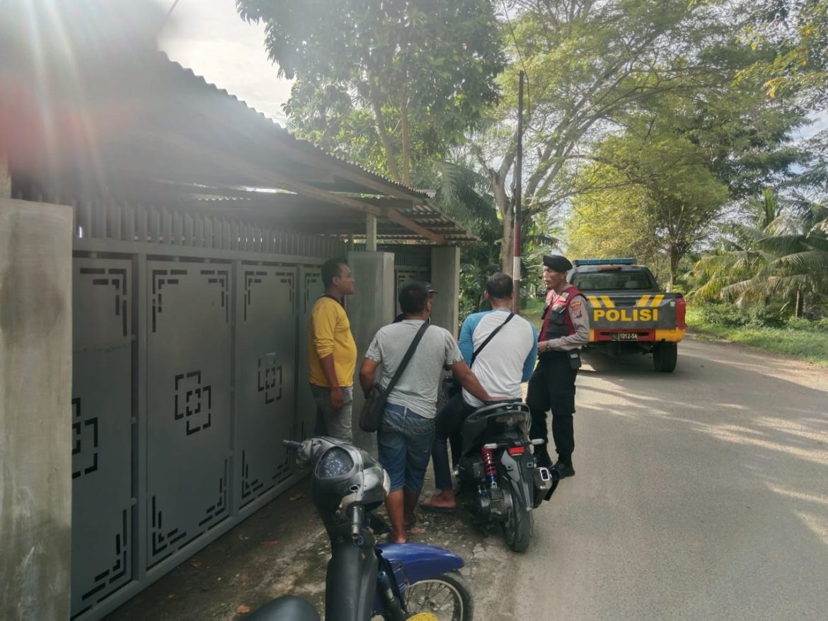 Sat Samapta Polres Batu Bara Cooling System Kamtibmas bersama Masyarakat