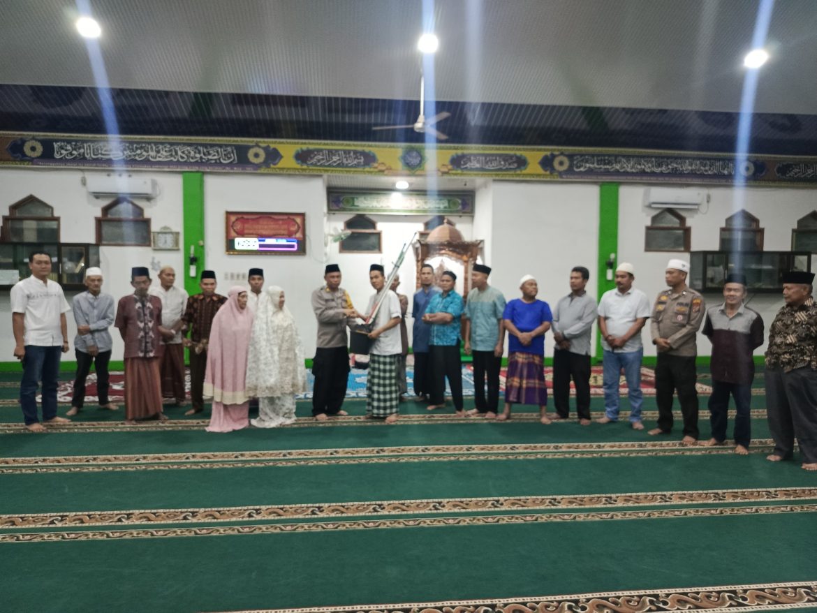 Subuh Keliling, Polres Tebing Tinggi Ajak Warga Jaga Kamtibmas Jelang Pilkada