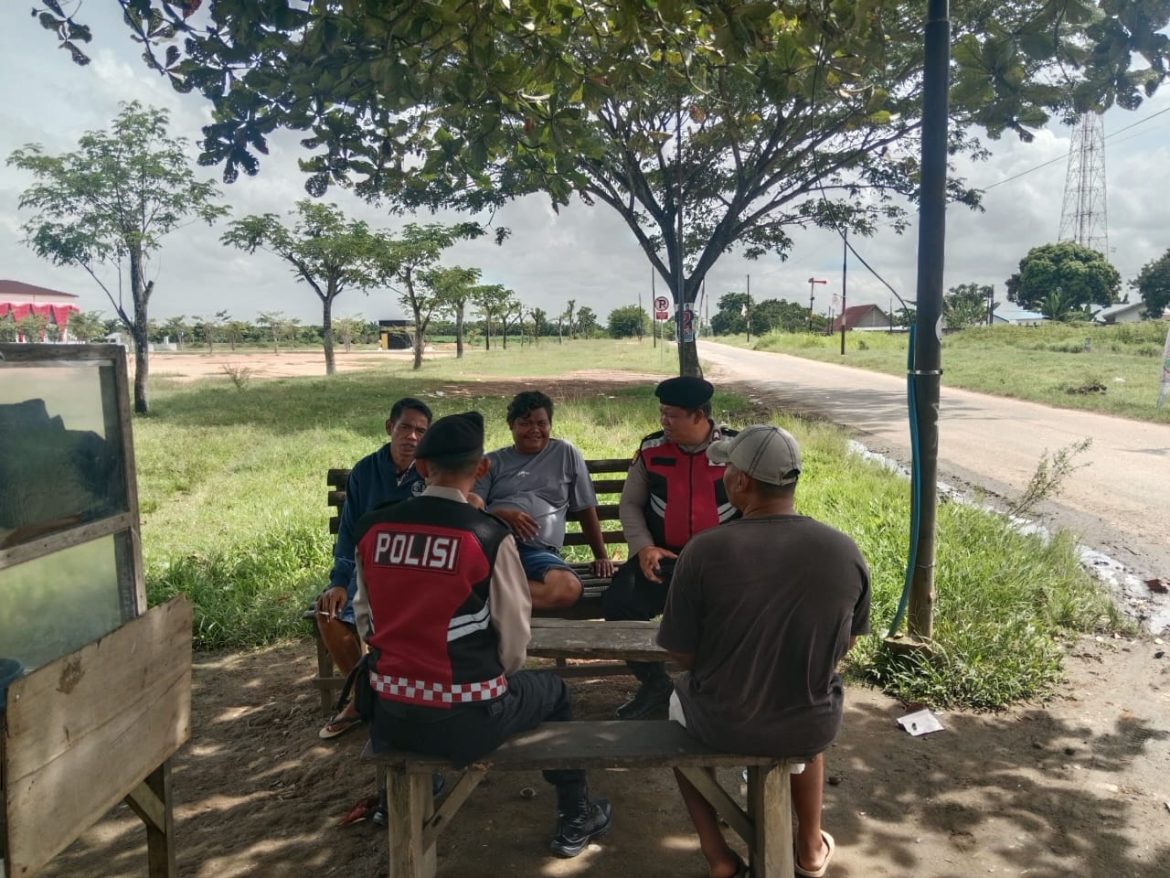 Sat Samapta Polres Batu Bara Cooling System Kamtibmas Jelang Pemungutan Suara