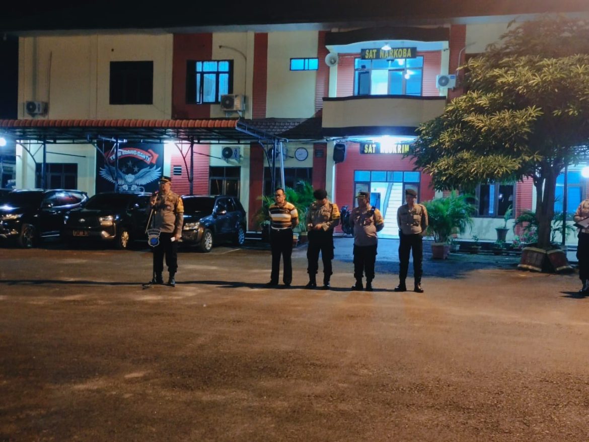 Jelang Pemungutan Suara, Polres Tebing Tinggi Laksanakan Patroli Skala Besar