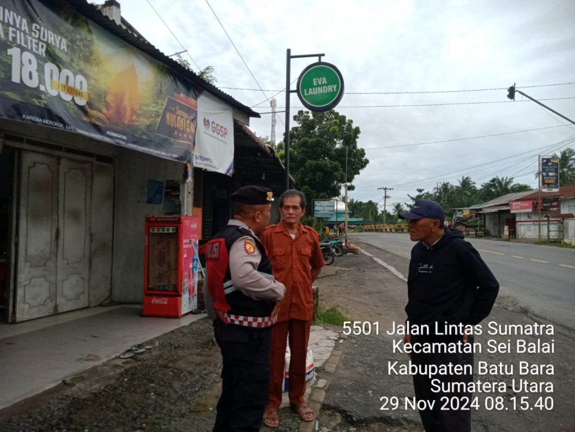 Sat Samapta Polres Batu Bara Patroli Dialogis dan Cooling System Kamtibmas